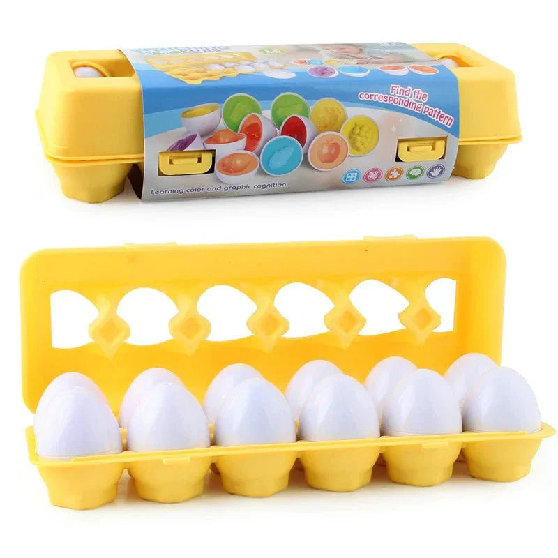 Farbenfrohes und Lernförderndes Eier-Set