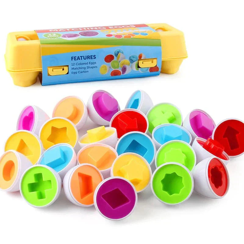 Farbenfrohes und Lernförderndes Eier-Set