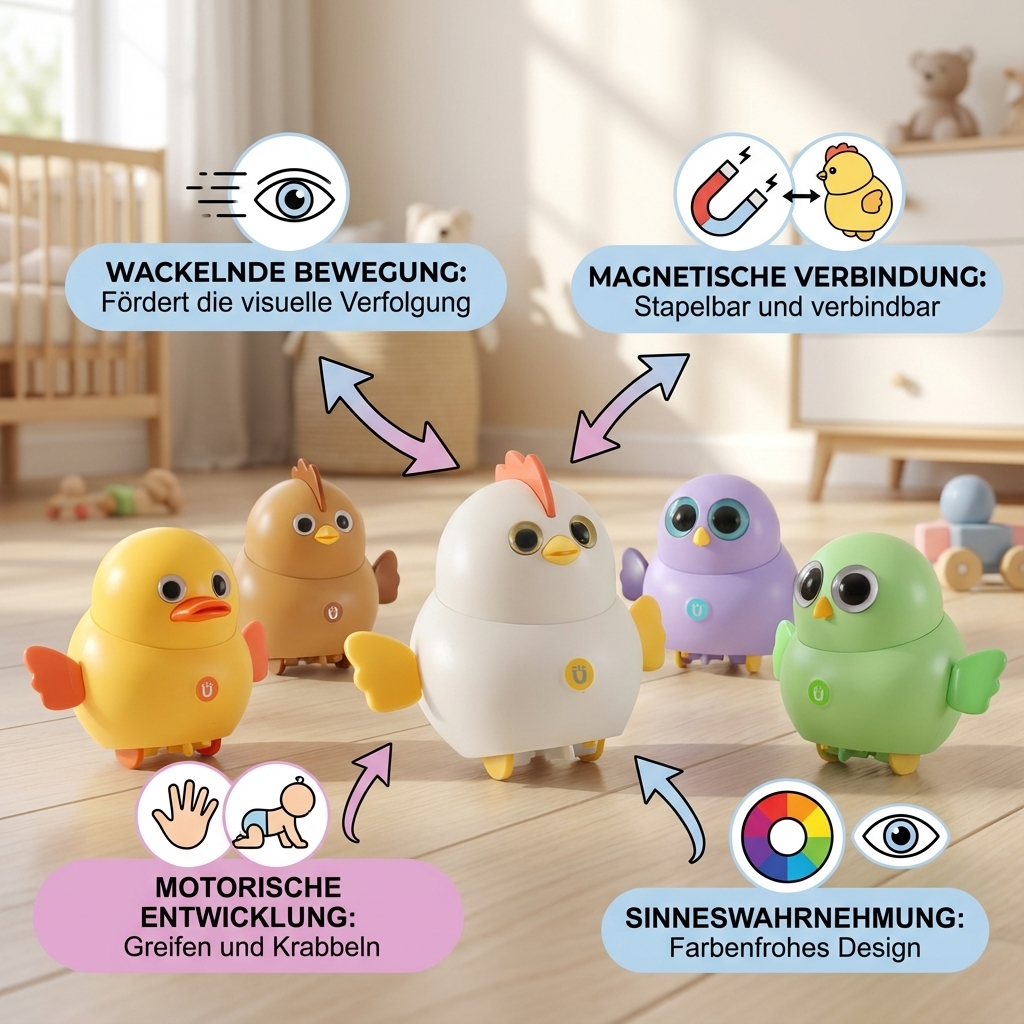 Wackelnde Küken Kinder Spielzeug