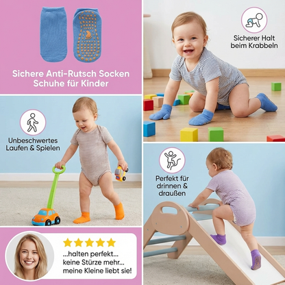 Sichere Anti-Rutsch Socken Schuhe für Kinder