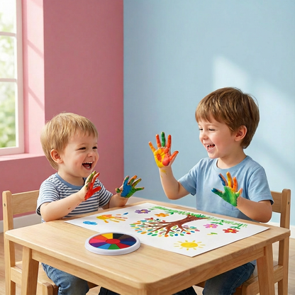Fingerfarben Zeichenset für Kinder