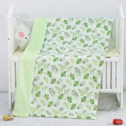 Weiche Baby-Decke – Kuschelige, doppelseitige Bettdecke für Babys