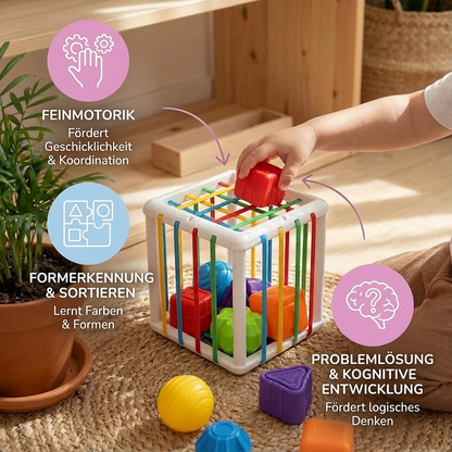 Montessori Formenbox – Sortier- & Motorikspiel