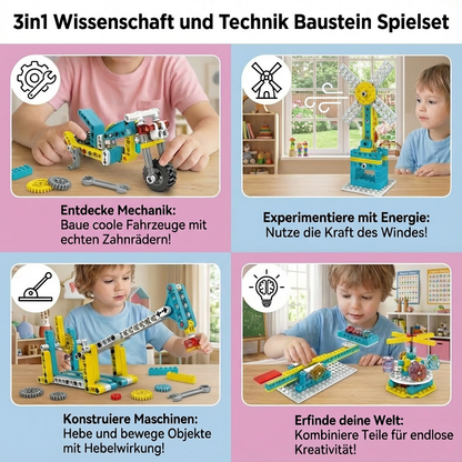 3in1 Wissenschaft und Technik Baustein Spielset