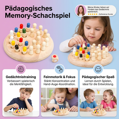 Pädagogisches Memory-Schachspiel