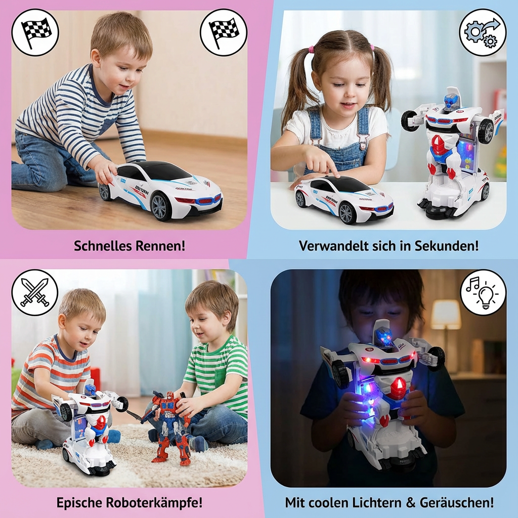 Transformierbares Rennwagen-Spielzeug
