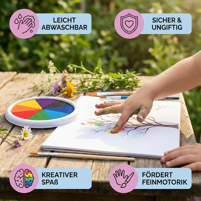 Fingerfarben Zeichenset für Kinder