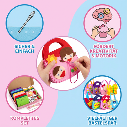 Sichere Filz Täschen Set Zum Selber Nähen