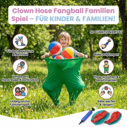 Clown Hose Fangball Familien Spiel