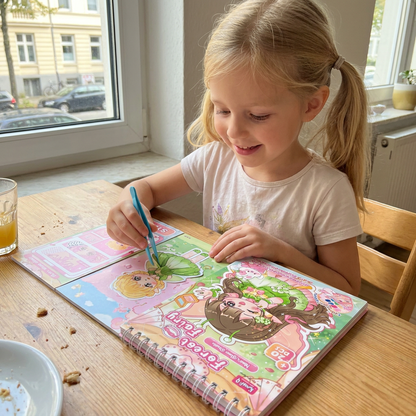 Prinzessinnen-Anzieh-Stickerbuch – Kreativer Stickerspaß für Kinder