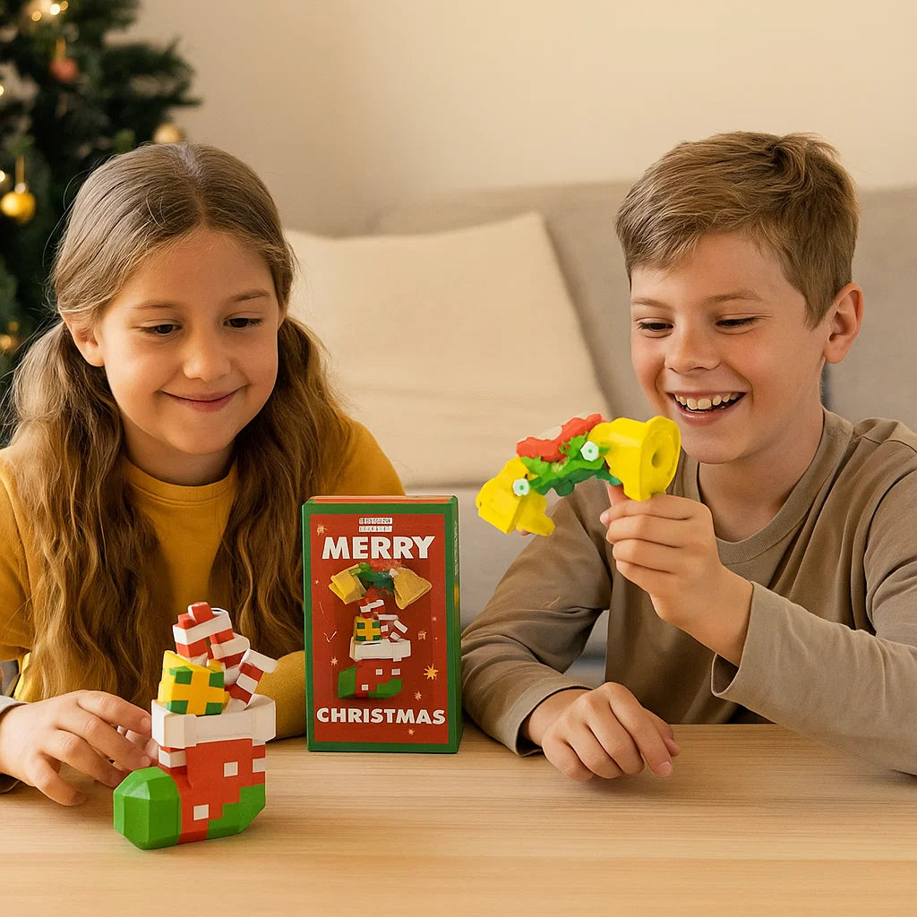 Kreative Baustein Weihnachtsfiguren - Spaß für die ganze Familie