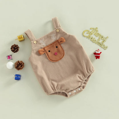 Weihnachtsstrampler für Babys – Niedlicher Overall mit Weihnachtsdesign