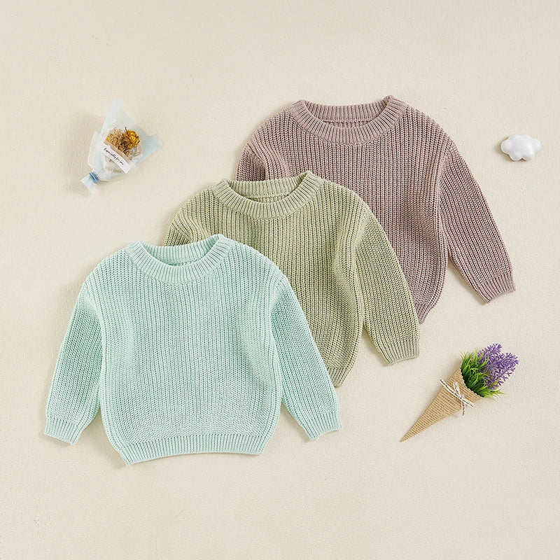 Weicher Gestrickter Kinderpullover – Bequem und Kuschelig für Jeden Tag