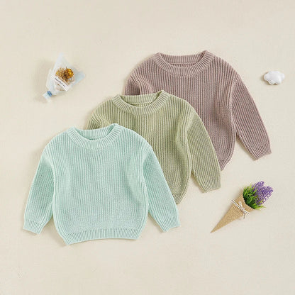 Weicher Gestrickter Kinderpullover – Bequem und Kuschelig für Jeden Tag