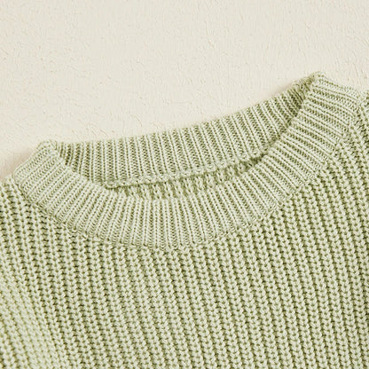 Weicher Gestrickter Kinderpullover – Bequem und Kuschelig für Jeden Tag