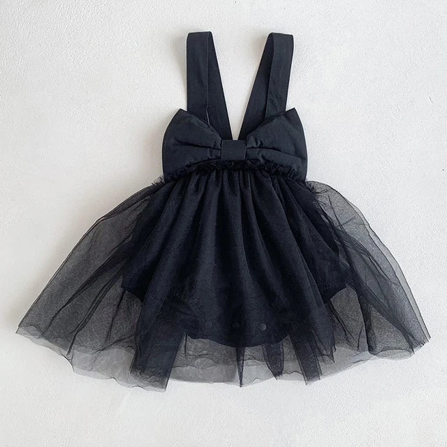 Süßes Baby-Kleid Mit Schleife – Tüllkleid Für Mädchen