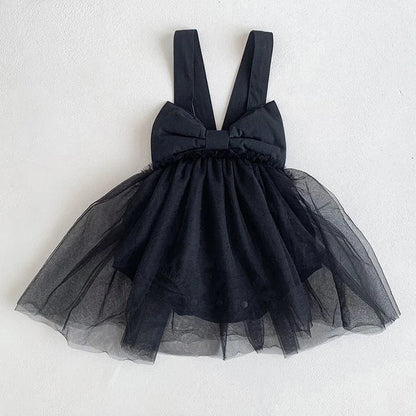 Süßes Baby-Kleid Mit Schleife – Tüllkleid Für Mädchen