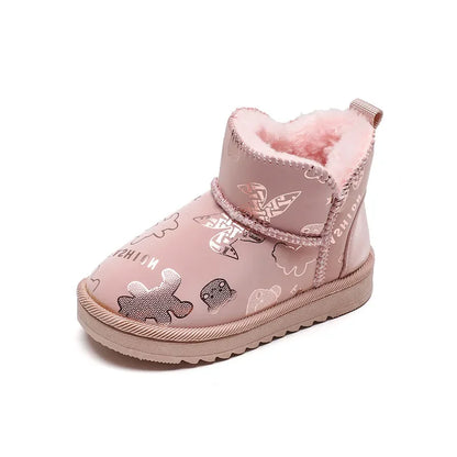 Wasserfestes Design – Kinder-Schneestiefel Mit Fashion-Print