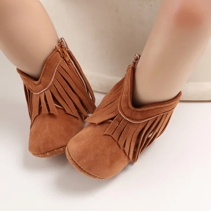Cowboystiefel für Mädchen mit Fransen – Starker Look und Komfort