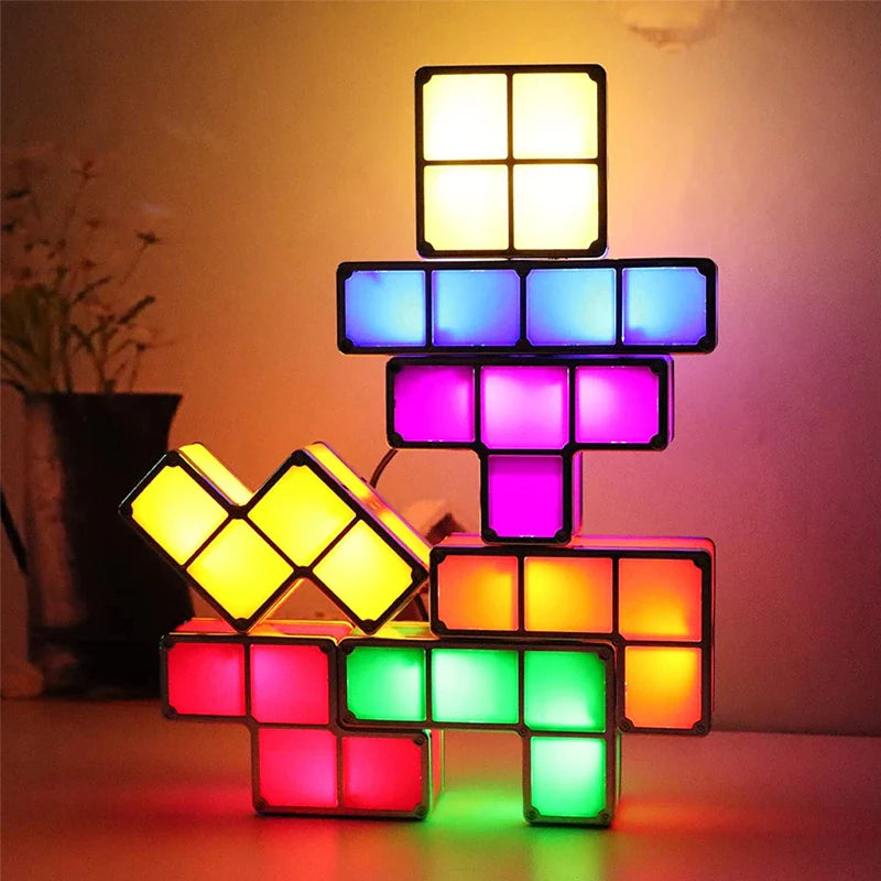 Kreative Leuchtblöcke – Modulare Tetris-Lampe