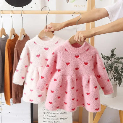 Schön Warm - Fleece-Kleid für Kinder