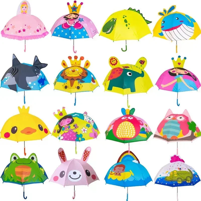 Bunter Spaß im Regen – Kinder-Regenschirm Mit Tiermotiven