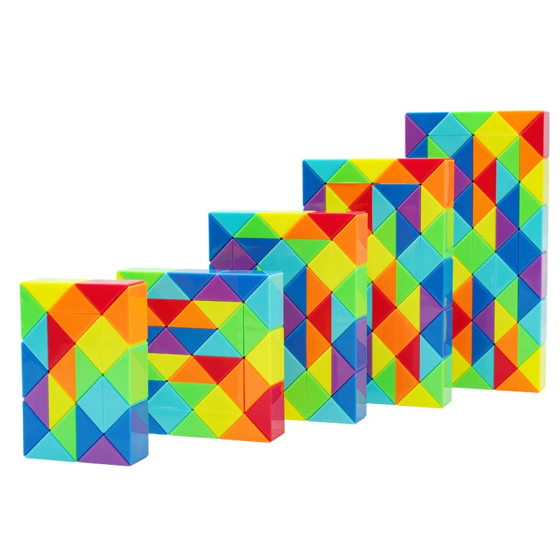 Knobelspaß – Bunter Schlangenwürfel