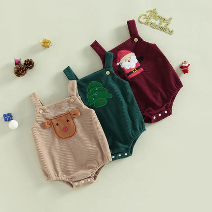 Weihnachtsstrampler für Babys – Niedlicher Overall mit Weihnachtsdesign
