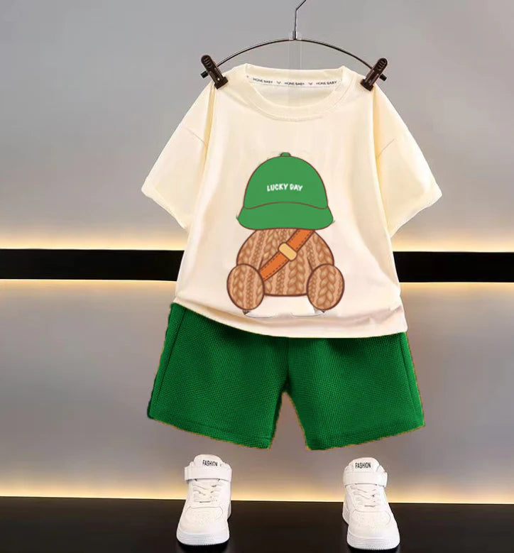 Funky & Fresh – Kinder Kleidungsset mit T-Shirt und Shorts