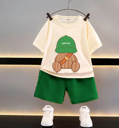Funky & Fresh – Kinder Kleidungsset mit T-Shirt und Shorts