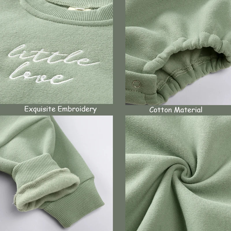 Bequem & Warm – Pullover-Strampler für Babys