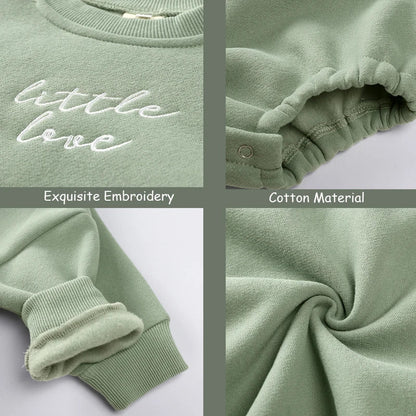 Bequem & Warm – Pullover-Strampler für Babys