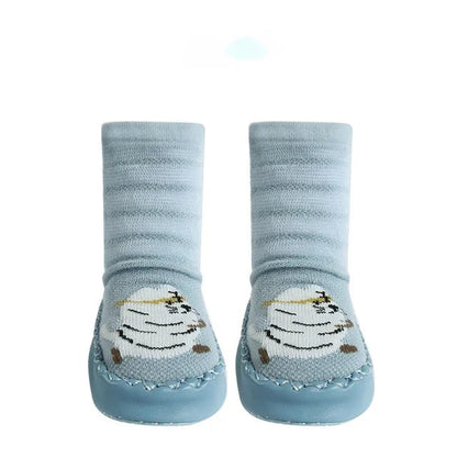 Kuschelige Schritte – Rutschfeste Baby Hausschuhe