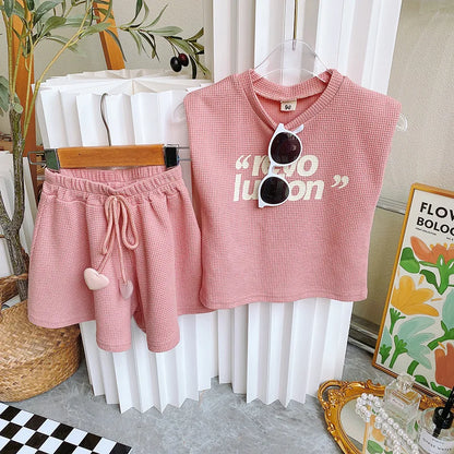 Comfy & Style Set für Mädchen mit Print-Shirt und Röckchen – Bequemes Sommer-Outfit