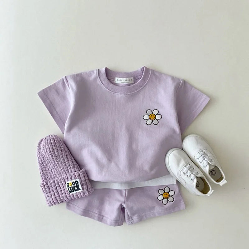 Sommerfröhlichkeit – Sommerset mit T-Shirt und Shorts für Kinder
