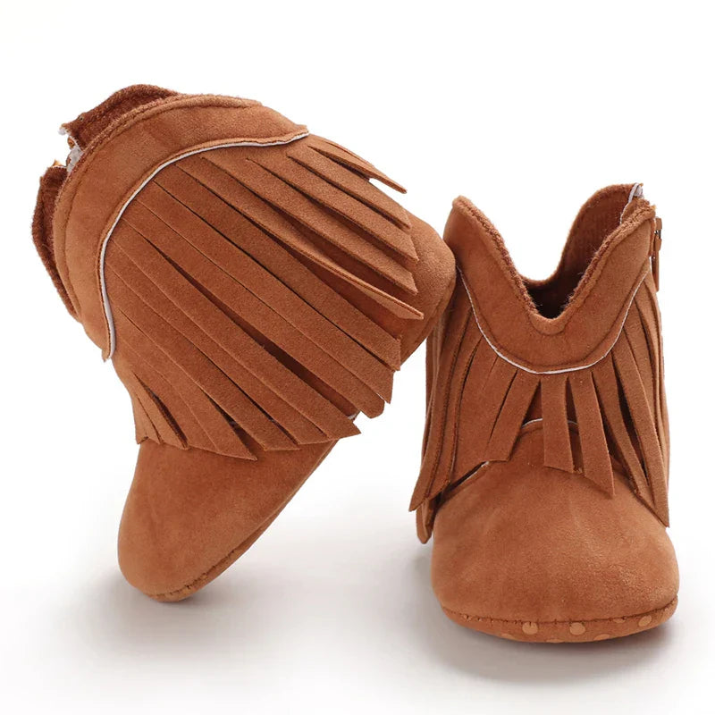 Cowboystiefel für Mädchen mit Fransen – Starker Look und Komfort