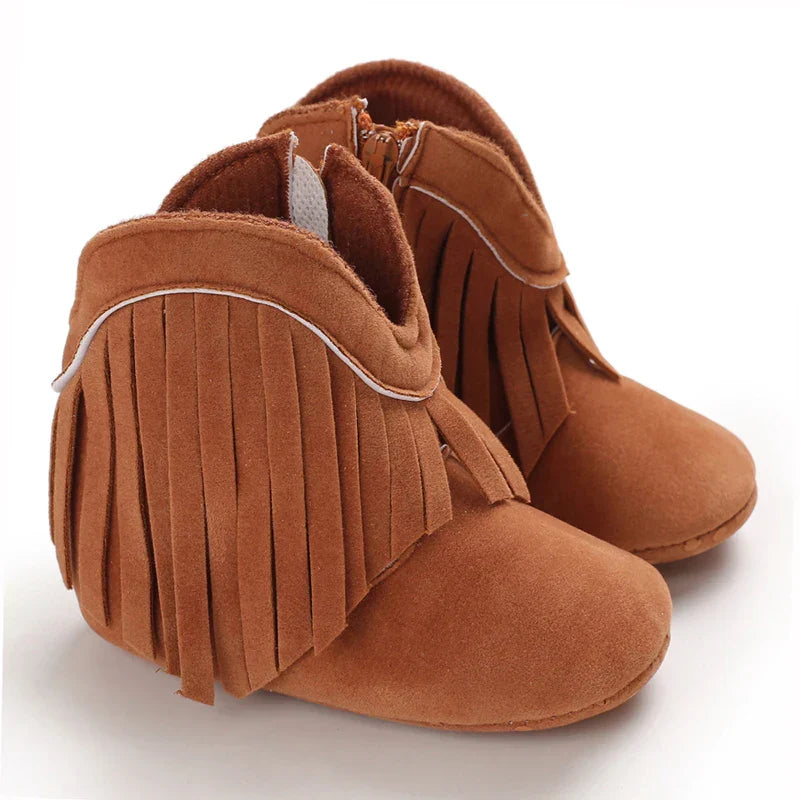 Cowboystiefel für Mädchen mit Fransen – Starker Look und Komfort
