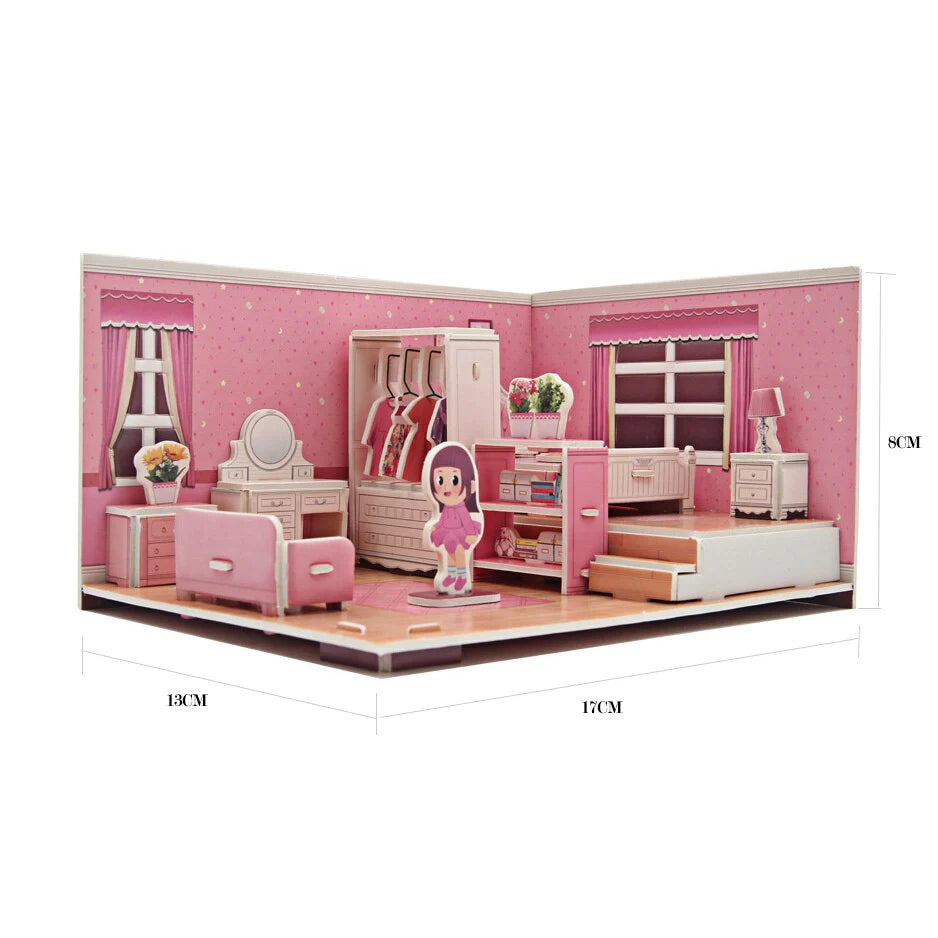 Kreatives 3D-Puzzle – Traumhaus zum Spielen & Gestalten