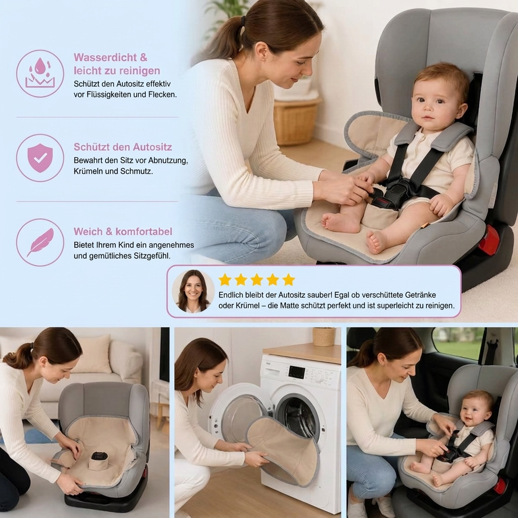 Wasserdichte Autositz-Schutzmatte für Kindersitze