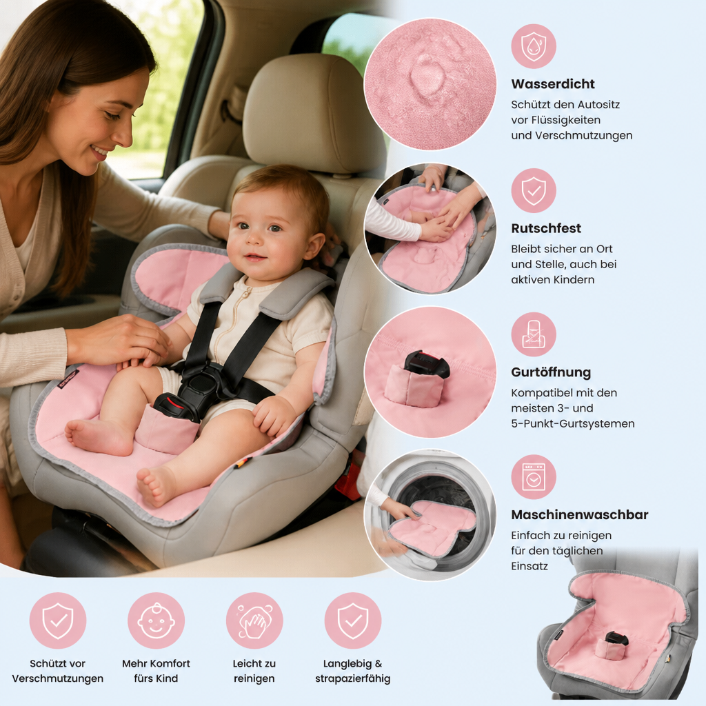 Wasserdichte Autositz-Schutzmatte für Kindersitze