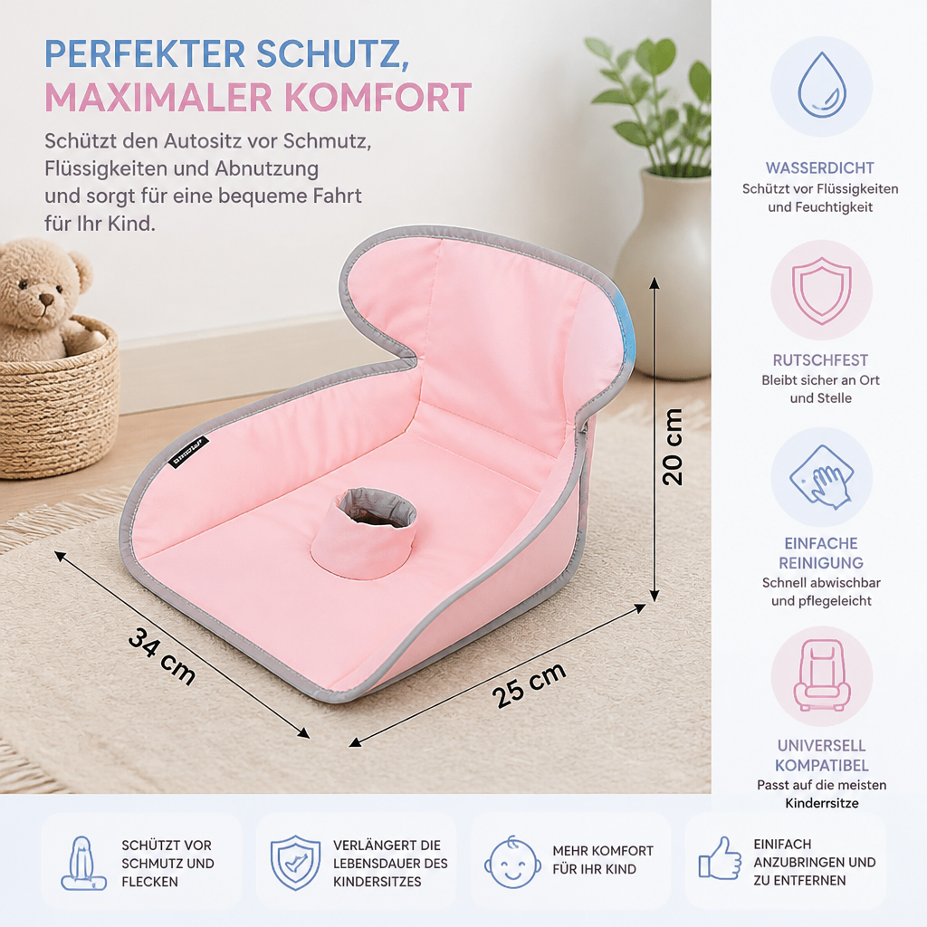 Wasserdichte Autositz-Schutzmatte für Kindersitze