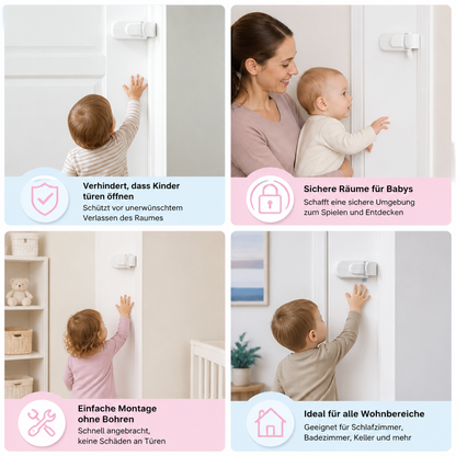 Kinder-Sicherheitstürschloss ohne Bohren
