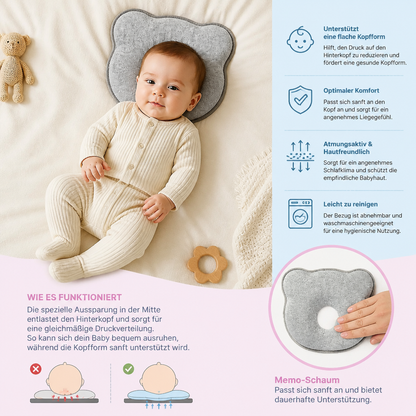 Baby-Stützkissen aus Memory-Schaum für optimalen Komfort