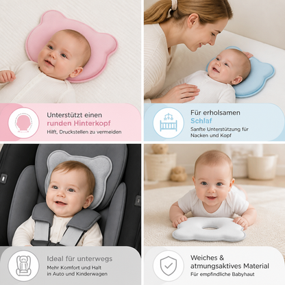 Baby-Stützkissen aus Memory-Schaum für optimalen Komfort