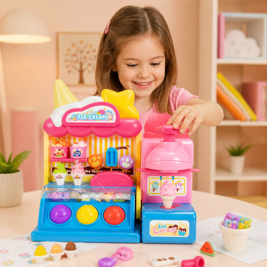 DIY-Spielset zum Herstellen von Eis aus Modelliermasse
