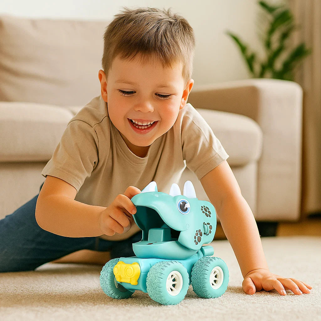 PUSH & DRIVE DINO MONSTERTRUCKS
