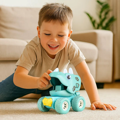 PUSH & DRIVE DINO MONSTERTRUCKS