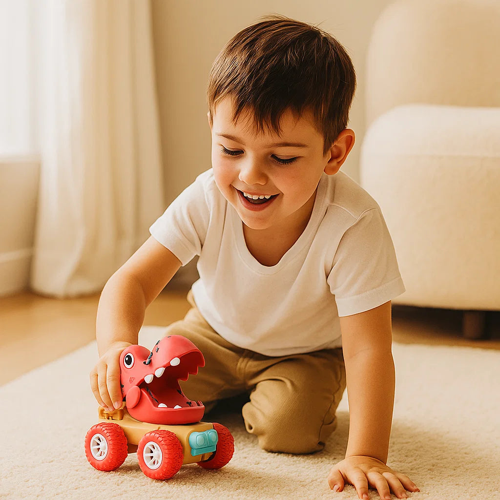 PUSH & DRIVE DINO MONSTERTRUCKS
