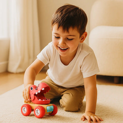 PUSH & DRIVE DINO MONSTERTRUCKS