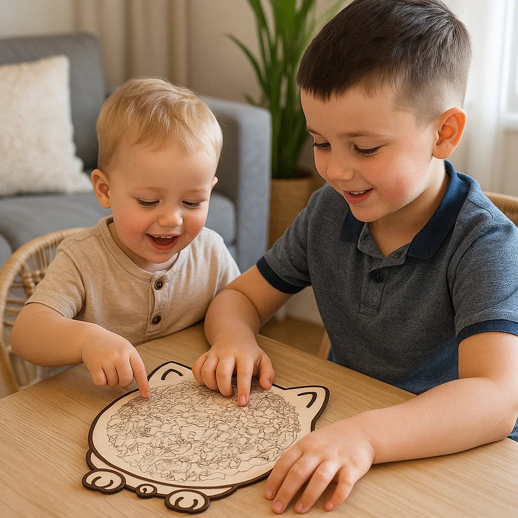 Katzen Puzzle aus Holz